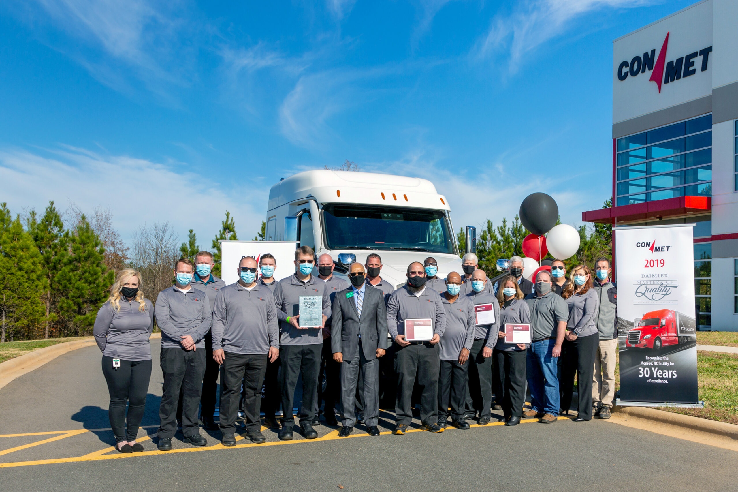 ConMet Facility Becomes First to Receive DTNA Supplier Award for 30 Consecutive Years