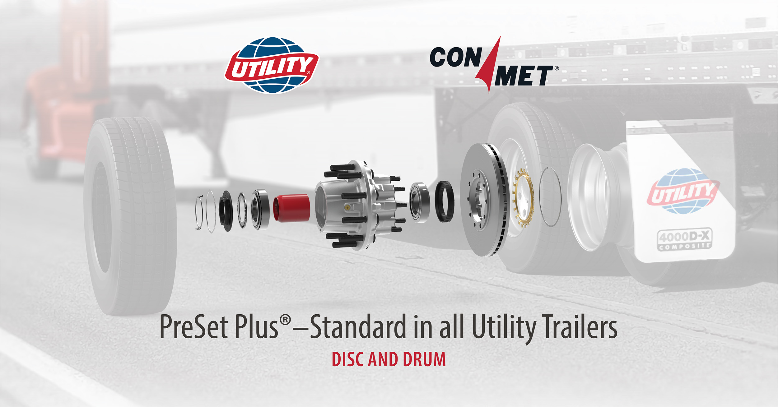 Utility Makes ConMet Preset Plus® Standard on All Trailers