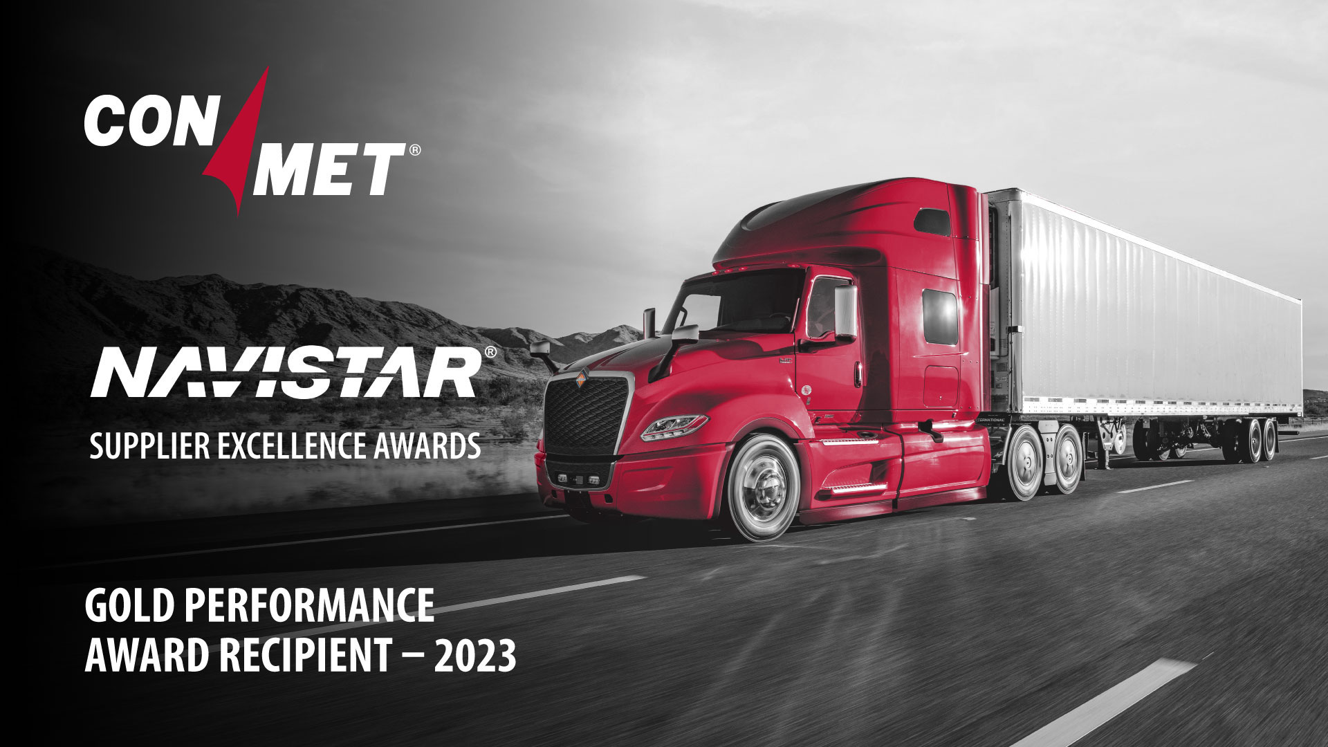 ConMet reçoit le prix Supplier Excellence Awards 2023 de Navistar