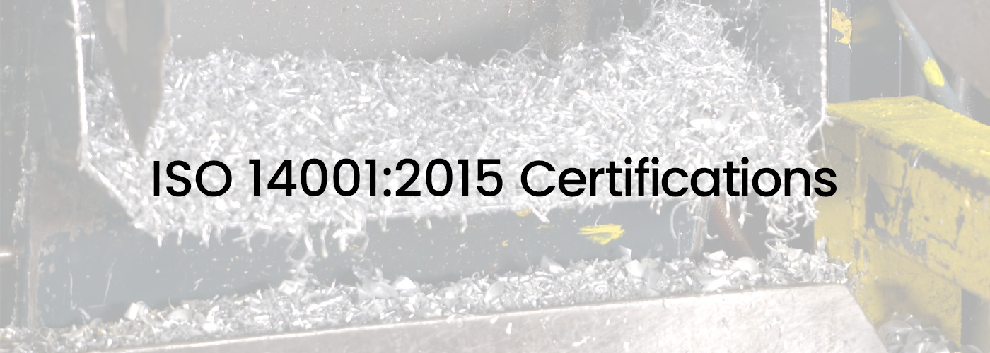 Certificación ISO 14001:2015 de Intertek y acreditación del Consejo Nacional de Acreditación ANSI
