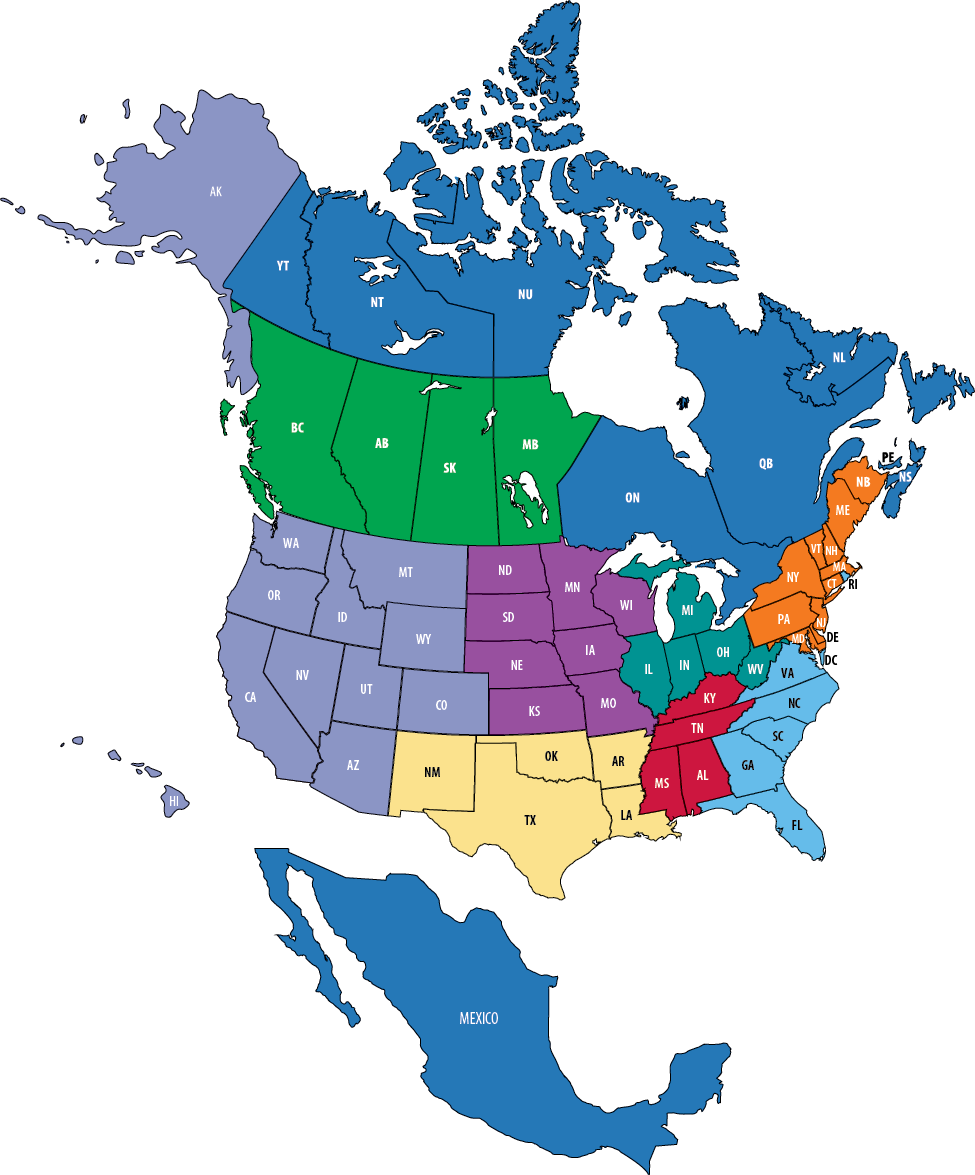 北美车队销售地图（截至2024年04月17日）